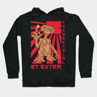 ET Extra Terrestrial Retro Japanese Hoodie